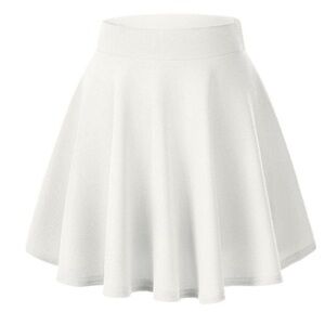 New White Mini Skirt Medium
